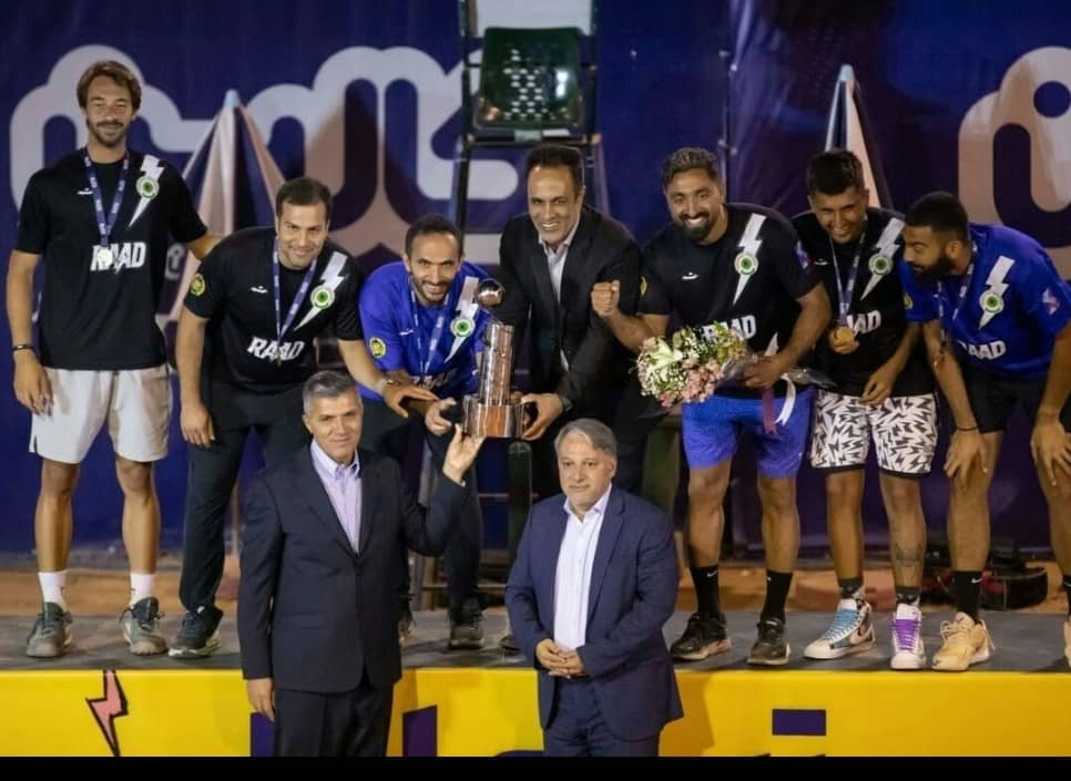 رعد پدافند ارتش ،قهرمان لیگ برتر تنیس شد