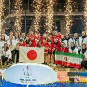 نایب قهرمانی بانوان پدل در آسیا